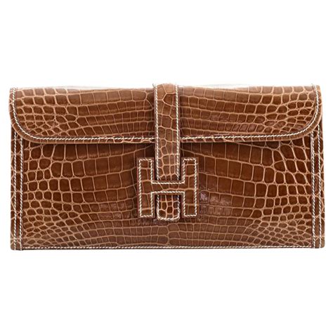 hermes jige clutch black croc|Hermes jige clutch sizes.